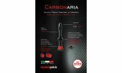 Valves Tubeless Barbieri Carbonaria (x2) -Vélo Boutique de vente CARBONARIA ULTIMA FRONTE con 45 mm copia 1235x735