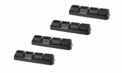 Cartouches Patins SwissStop RacePro Original Black - Pour Jantes Alu (2 Paires)