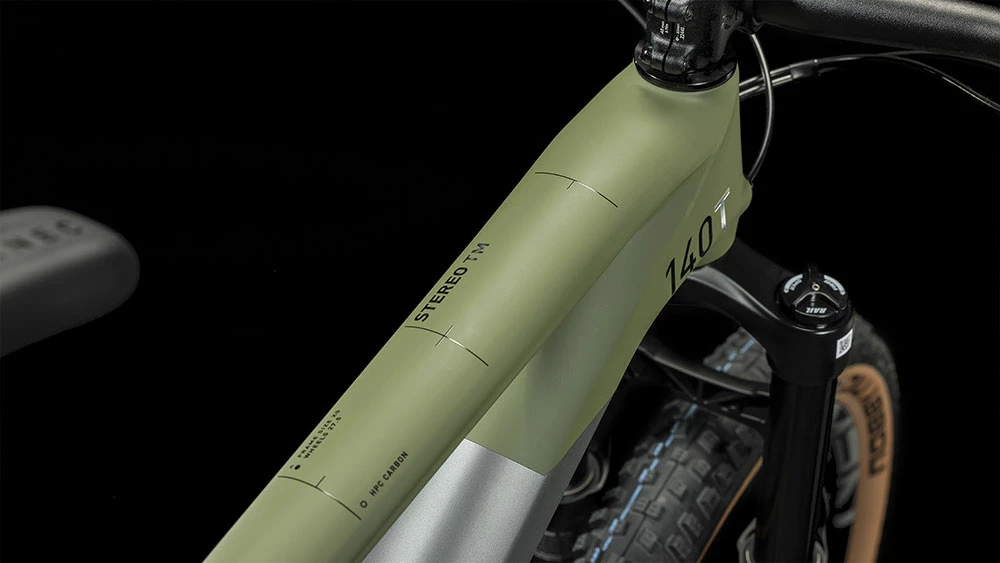 Cube Stereo 140 HPC Rookie Grey´n´olive 5 Cube Stereo 140 HPC Rookie Grey´n´olive – Image 3