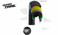 Pneu Schwalbe Hans Dampf Addix Soft - Super Trail - Tubeless Easy 15 Pneu Schwalbe Hans Dampf Addix Soft - Super Trail - Tubeless Easy -Vélo Boutique de vente caracsse super trail 1235x735 2