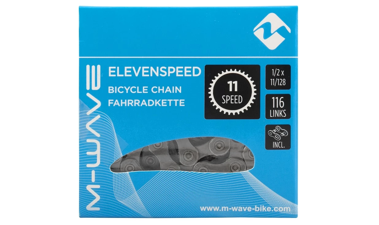 Chaine M-Wave 11 Vitesses 116 Maillons - Maillon Rapide 4 Chaine M-Wave 11 Vitesses 116 Maillons - Maillon Rapide – Image 2