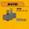 Plaquettes Var - Pour Avid Elixir, XX, X0 -Vélo Boutique de vente imagenproducto2503 0 1235x735